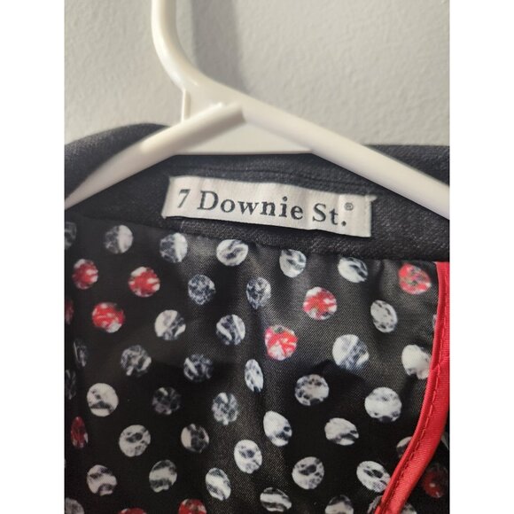 7 Downie St. Blazer Jacket Size 42R Grey Pre-Owned - Picture 2 of 8